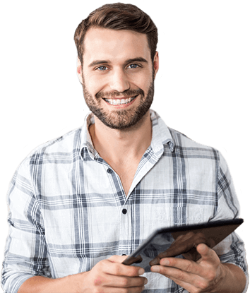 Homme dans site web pour Organisateurs d'événements